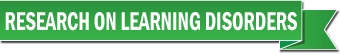 Learning Disorders Banner