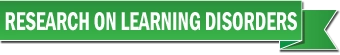 Learning Disorders Banner Learning Disorders Banner